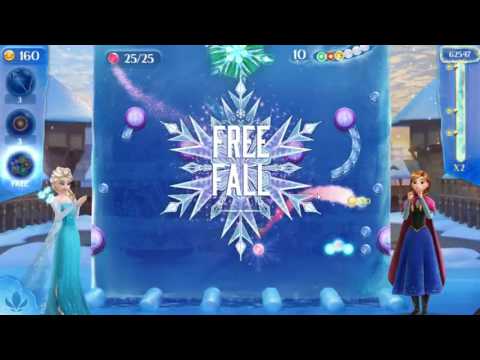 Frozen Free Fall: Icy Shot Level 27 - NO BOOSTERS ☃☃☃