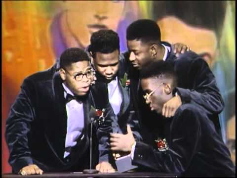 Boyz II Men Win Favorite New Soul/R&B Artist - AMA 1992