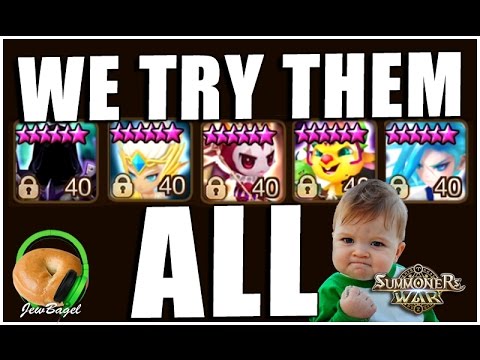 SUMMONERS WAR : Choose your Hall of Heroes!? (Dias, Eredas, Draco, Kaz, Taurus)