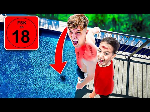 24 STUNDEN von 10 METER TURM SPRINGEN eskaliert! 😱