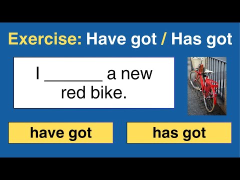 Exercise: Have Got and Has Got | Grammar Quiz