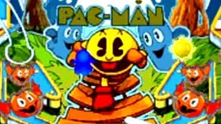 Haunted Boardwalk Classic Table Gameplay Pac-Man Pinball Advance GBA