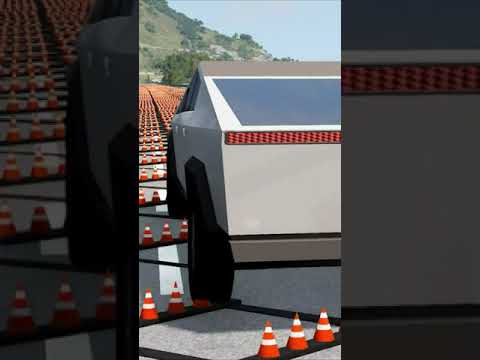 Cars vs 100 Spike Strips BeamNG.Drive #Shorts