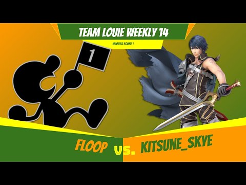 Team Louie Weekly 14 - Winners Round 1 - Floop (Mr. Game & Watch) Vs. Kitsune_Skye (Chrom, Ike)