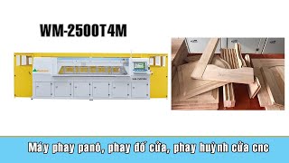 Máy CNC đa năng phay panô, huỳnh cửa, đố cửa | WM-2500T4M