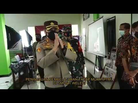 SMP Negeri 1 Weleri Menjadi Pilot Projek Pelaksanaan PTM di Kendal