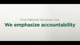 We emphasize accountability