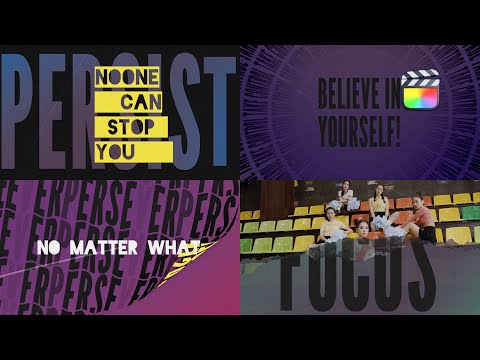 Stay Inspired Modular Template for Final Cut Pro — MotionVFX