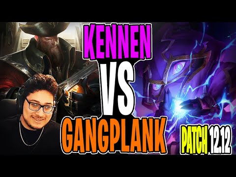 SOLARBACCA Gangplank VS Kennen Mid Grandmasters | Patch 12.12