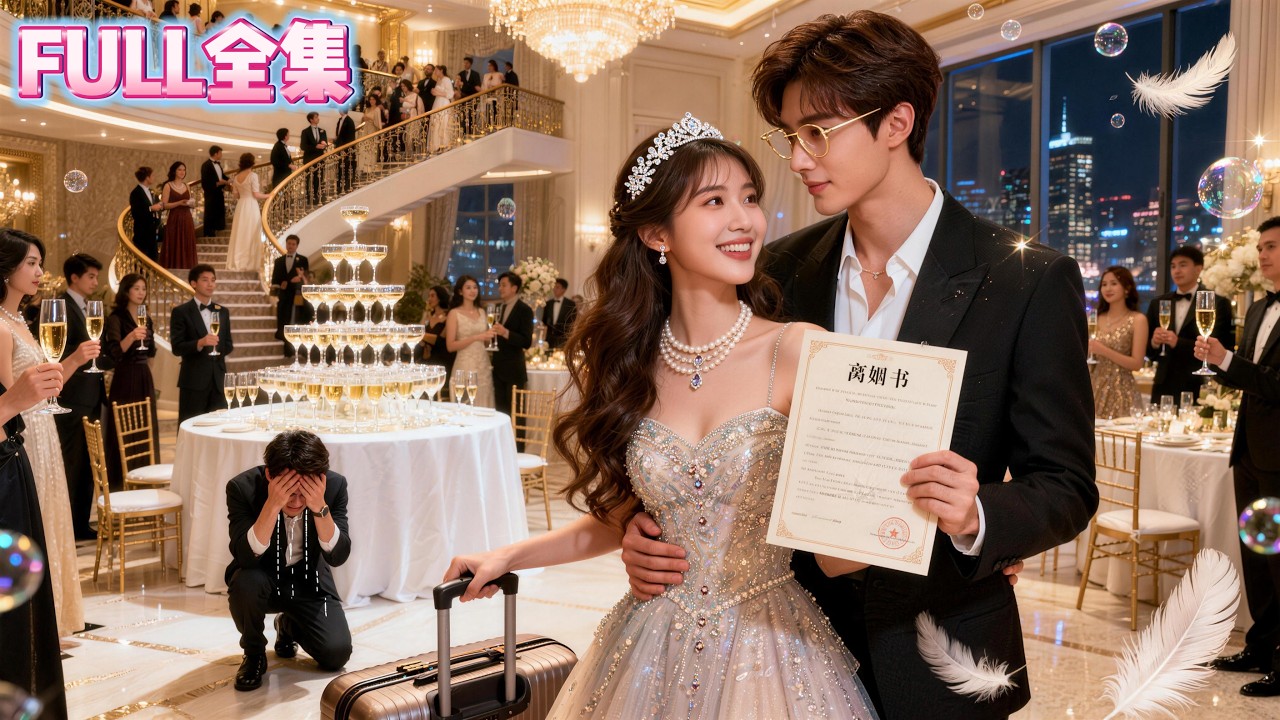 穿成男主角的炮灰老婆，渣男竟帶著懷孕小三上門挑釁！她懶得糾纏，笑著送上離婚協議，轉身跑去酒吧尋歡作樂，誰料3年前救過的小白臉竟是一手遮天的裴家太子爺...渣夫當場破防！ #全集短劇