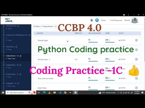 Python Coding Practice 1c Nxt Wave Nxtwave Ccbpacademy Coding Ccbpintensive Python Ccbp
