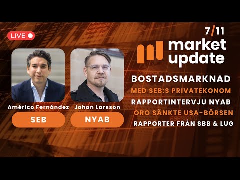 Temperaturen på bostadsmarknaden med SEB:s privatekonom - Intervju med NYAB | Market Update 7/11