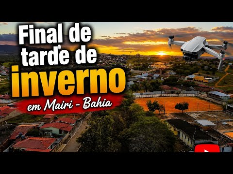 Final de tarde de inverno em Mairi-BA.