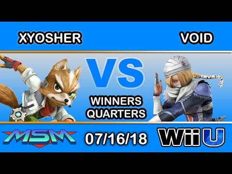 MSM 155 - xYosher (Fox) Vs CLG | VoiD (Shiek) Winners Quarters - Smash 4