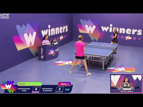 Winners League  20.09.21 Palazhchenko Yuliia - Kardashova Anastasiia 21:30