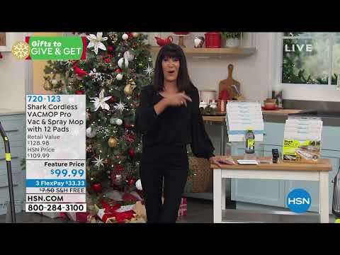 Shark Cordless VACMOP Pro Vacuum   Spray Mop with 12 Pads