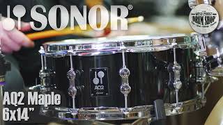 Video thumbnail for Sonor AQ2 6x14" Maple Snare by West Coast Drum Shop