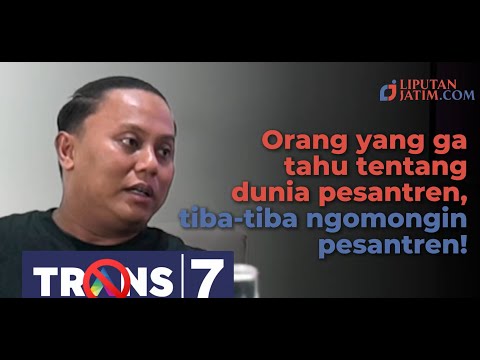 SANTRI BICARA!! Multazamudz Dzikri DPRD Jatim Jawab Sorotan Trans7 tentang Pesantren