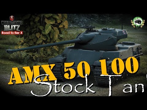 AMX 50 100 Stock Tank | Road to tier X French Heavies | WoT Blitz