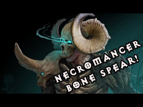 [DIABLO 3] BONE SPEAR Necromancer Build Guide Best GR Pushing Build For Season 22!