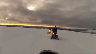 preview picture of video 'Riding Snow Scooter @ Sälen, Sweden'