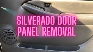 2003 Chevy Silverado Front Door Panel Removal