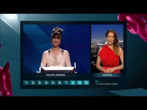 Eurovision 2013 : Vote of Austria (HD) (1080p)
