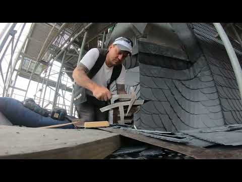 Schiefer decken in Zeitraffer - Schieferdecker aus Sachsen