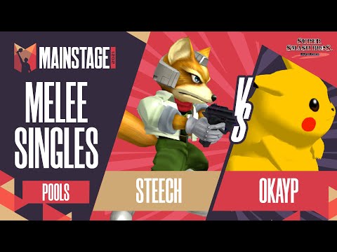 OkayP vs Steech - Melee Singles: Pools - Mainstage 2021 | Pikachu vs Fox