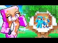 I Built A SECRET TREEHOUSE To Hide From LILYS SISTER In Minecraft