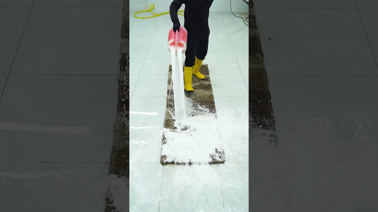 ASMR Dirty Carpet Cleaning – Extreme Foam Deep Clean