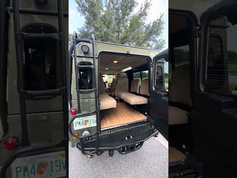 Sage Green Defender 110 with tan interior, yes or no? 🤔 #shorts #landrover #classiccar