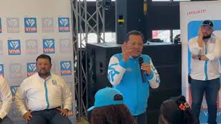 Viva no es un partido de “Politiquería” expresa Armando Castillo en Puerto Barrios