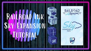Railroad Ink SKY Expansion Pack Tutorial 🌩️✈️