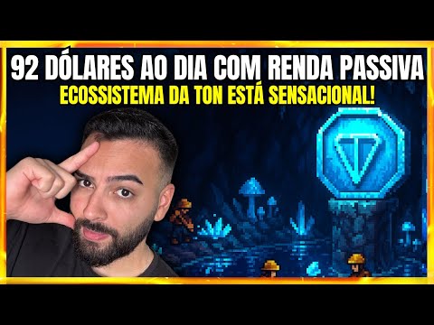 $92 Dólares ao dia com este projeto no Ecossistema TON!