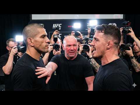 Official Face-Off: Alex Pereira and Tom Aspinall Meet Before UFC 328