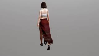 Pyromancer Skirt physics HS2/AI