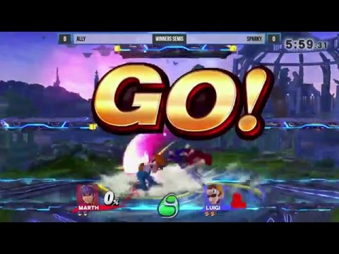 SFW #30: Ally (Marth) vs Sparky (Luigi/Mewtwo)