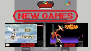 New SNES Games - Kid icarus & Rygar