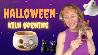 Halloween Kiln Opening: Lots of fun ideas and glaze combos