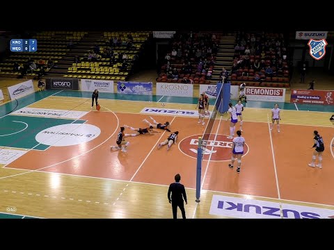 #AKCJA MECZU przeciwko Nike Węgrów | Jeden z wielu skutecznych ataków MVP - Wiktorii Makarewicz