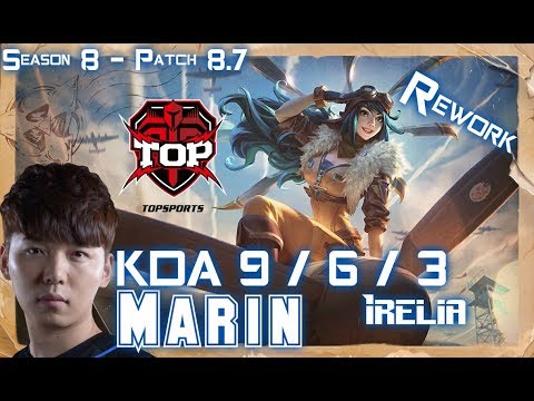 TOP MaRin IRELIA vs NASUS Top - Patch 8.7 KR Ranked