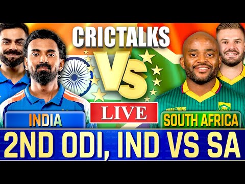 🔴 Live: India vs South Africa, 2nd ODI, Live Cricket Match Commentary, Scores Last 16 Overs