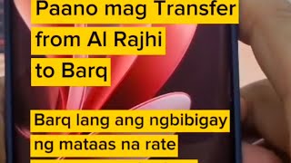 Paano mag transfer ng pera from Alrajhi Bank to Barq