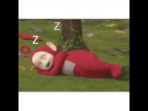 Teletubbies: Po The Sleeping Princess Teletubby Sleeping In The Grass #teletubbies #shorts