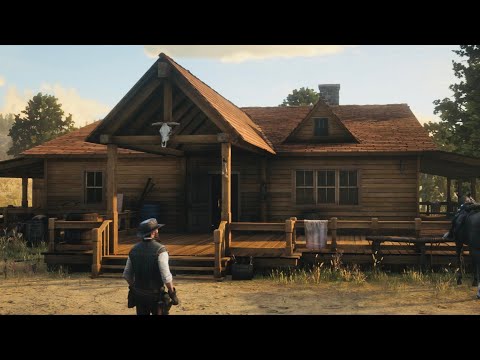 Red Dead Redemption 2 John Building his house 4K