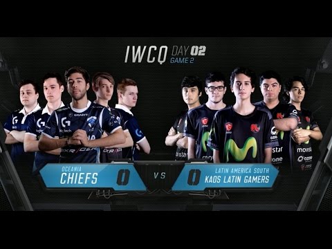 CHF vs KMV Highlights - CHIEFS ESPORTS CLUB vs KAOS LATIN GAMERS – IWCQ BRAZIL 2016 – Day 2