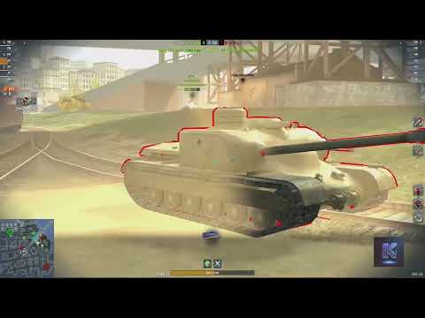 World of Tanks Blitz - WOTB || 🇵🇱 Tank CS 44 || new bay || 🦸 Try superhero landing