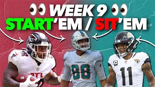 Start Em Sit Em Week 9 - Fantasy Football