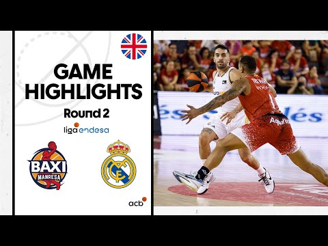 BAXI Manresa - Real Madrid (88-94) HIGLIGHTS | Liga Endesa 2023-24